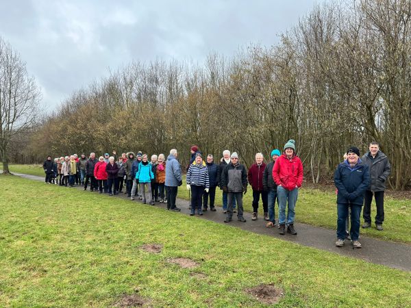A group of walkers